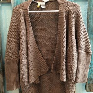 Tan sweater cardigan!